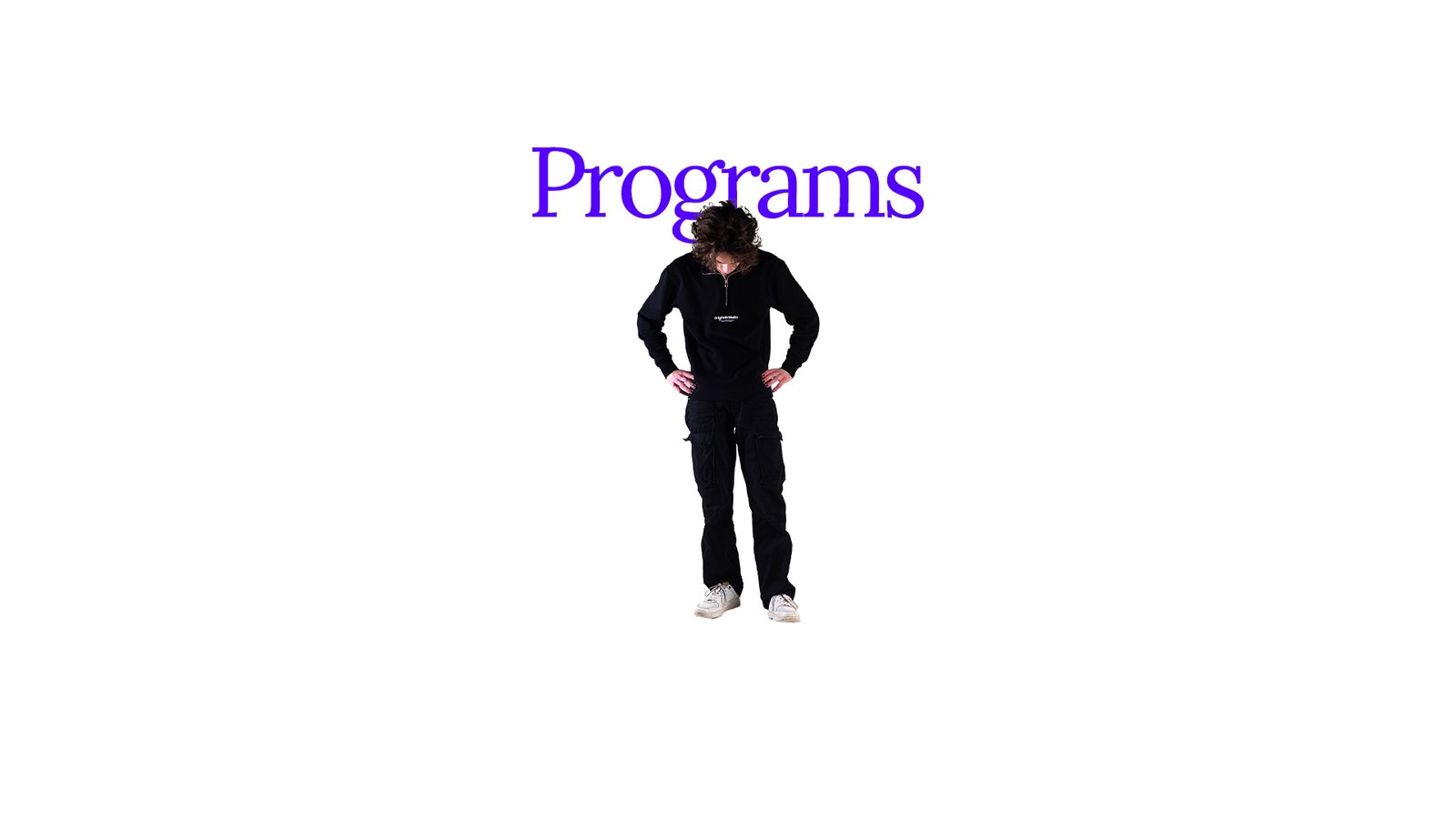 Niek surrounded by the programs he uses